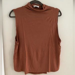Babaton mock neck tank top